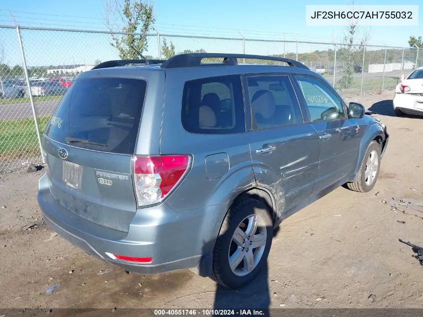 2010 Subaru Forester 2.5X Premium VIN: JF2SH6CC7AH755032 Lot: 40551746