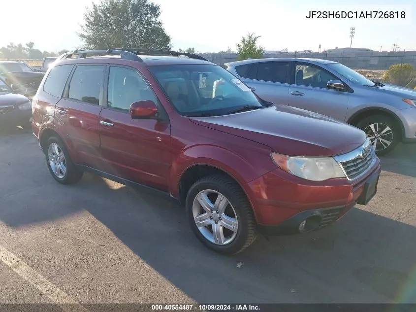 2010 Subaru Forester 2.5X Limited VIN: JF2SH6DC1AH726818 Lot: 40554487