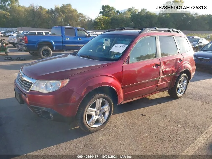 2010 Subaru Forester 2.5X Limited VIN: JF2SH6DC1AH726818 Lot: 40554487