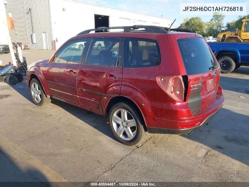 2010 Subaru Forester 2.5X Limited VIN: JF2SH6DC1AH726818 Lot: 40554487