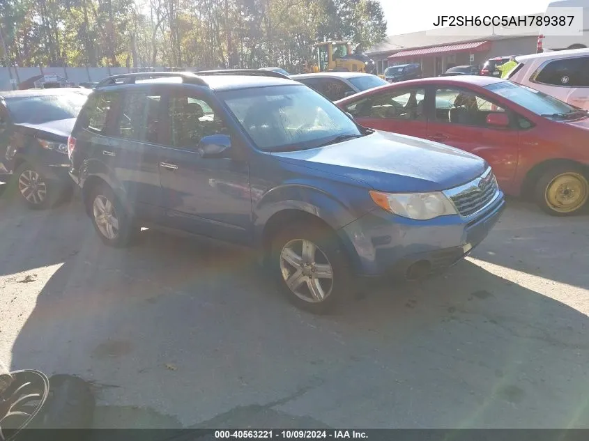 2010 Subaru Forester 2.5X Premium VIN: JF2SH6CC5AH789387 Lot: 40563221