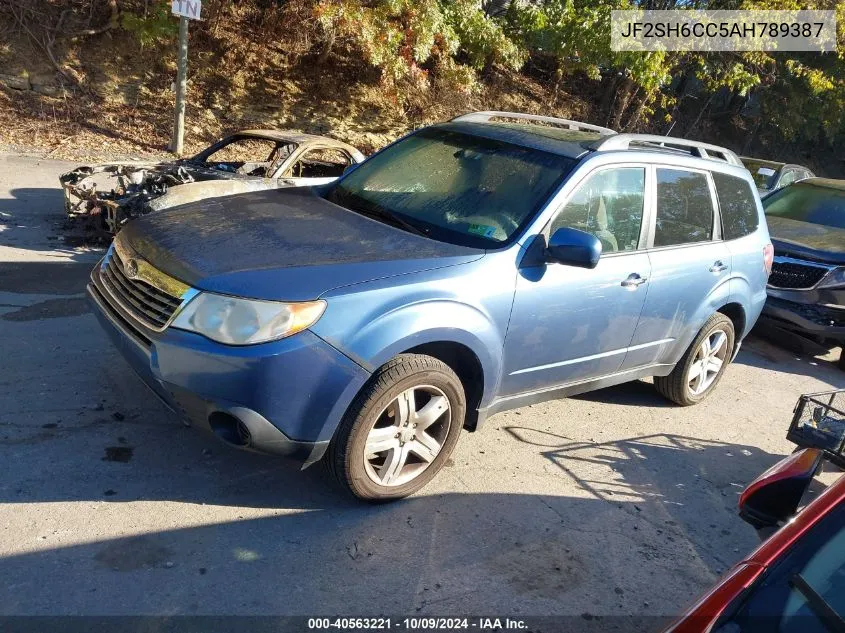 2010 Subaru Forester 2.5X Premium VIN: JF2SH6CC5AH789387 Lot: 40563221