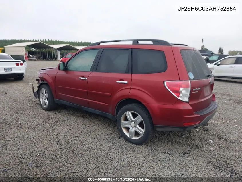 2010 Subaru Forester 2.5X Premium VIN: JF2SH6CC3AH752354 Lot: 40566595