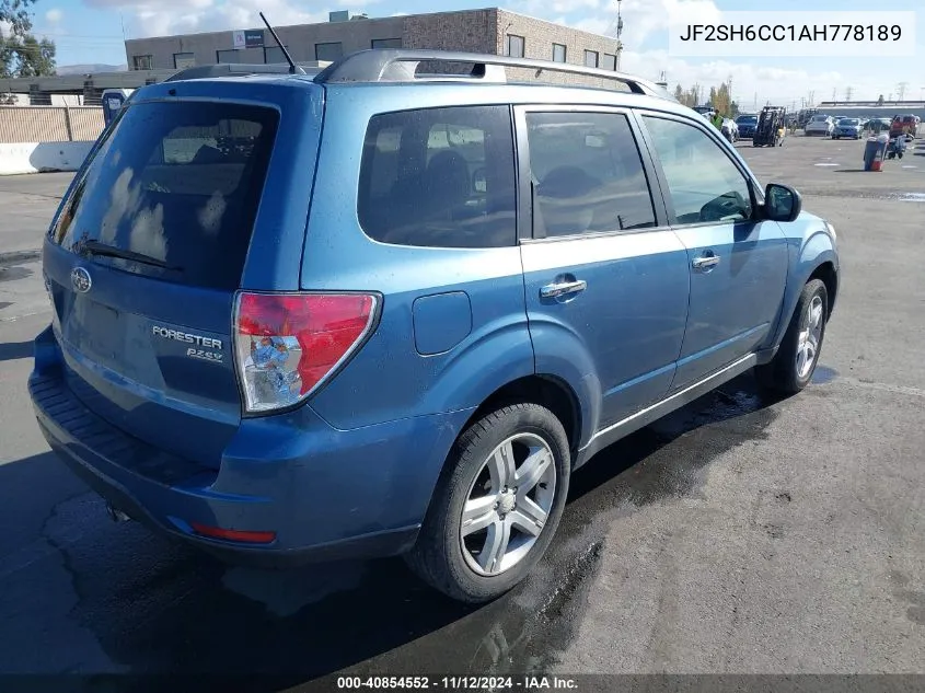 2010 Subaru Forester 2.5X Premium VIN: JF2SH6CC1AH778189 Lot: 40854552