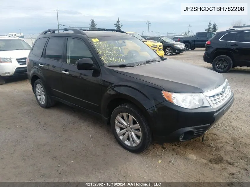 2011 Subaru Forester VIN: JF2SHCDC1BH782208 Lot: 12132862