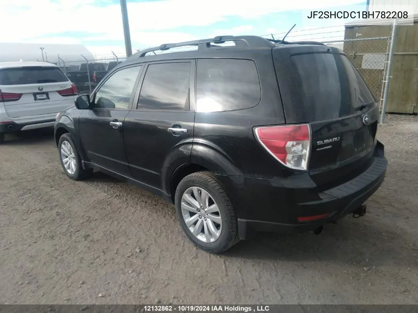 2011 Subaru Forester VIN: JF2SHCDC1BH782208 Lot: 12132862