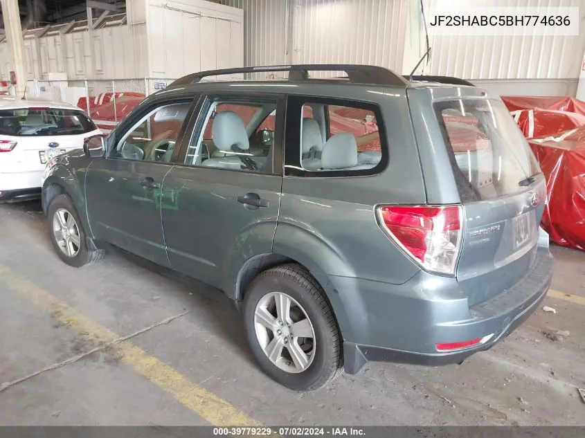 JF2SHABC5BH774636 2011 Subaru Forester 2.5X