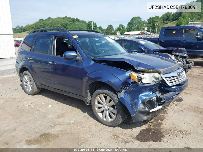 2011 Subaru Forester 2.5X Premium VIN: JF2SHADC5BH783091 Lot: 39804134