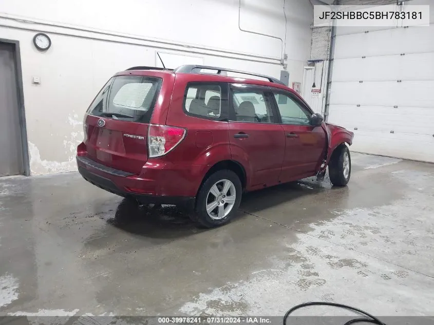 JF2SHBBC5BH783181 2011 Subaru Forester 2.5X