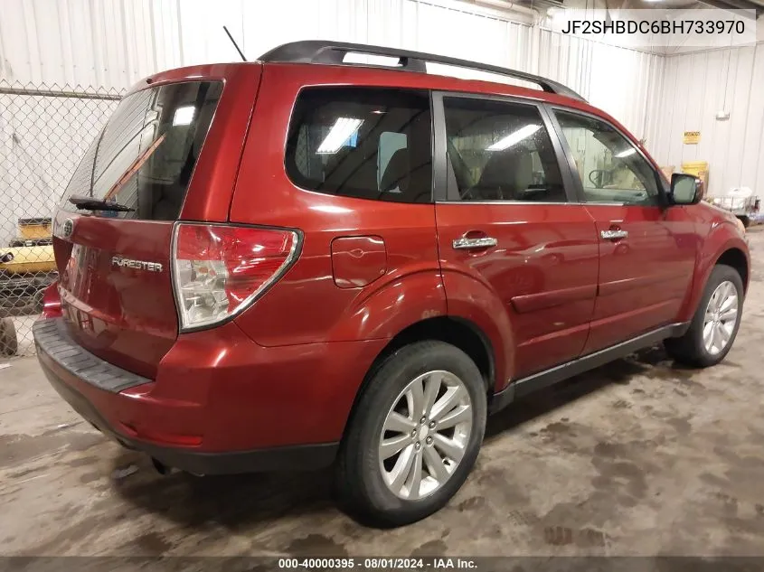 2011 Subaru Forester 2.5X Premium VIN: JF2SHBDC6BH733970 Lot: 40000395