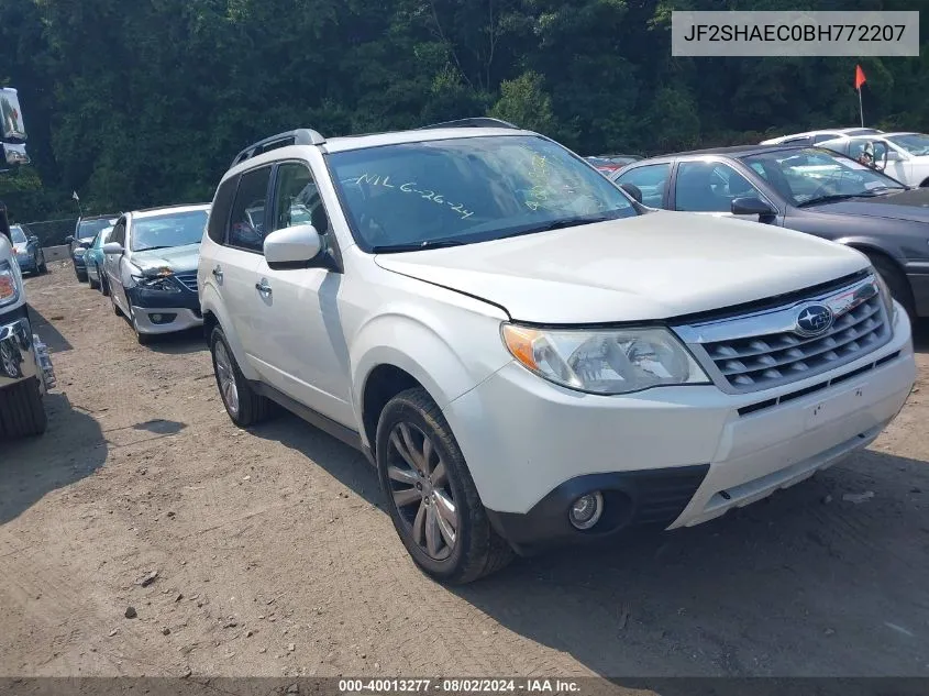 2011 Subaru Forester 2.5X Limited VIN: JF2SHAEC0BH772207 Lot: 40013277