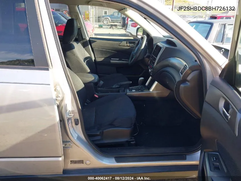 JF2SHBDC8BH726132 2011 Subaru Forester 2.5X Premium