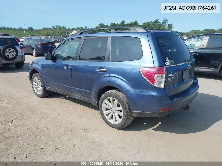 2011 Subaru Forester 2.5X Premium VIN: JF2SHADC9BH764267 Lot: 40085828