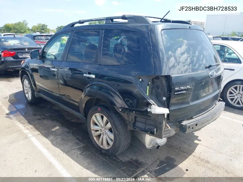 JF2SHBDC3BH728533 2011 Subaru Forester 2.5X Premium