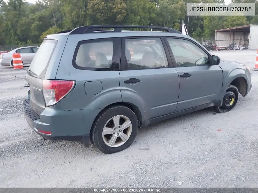 JF2SHBBC0BH703785 2011 Subaru Forester 2.5X