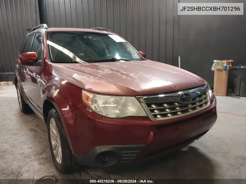 JF2SHBCCXBH701296 2011 Subaru Forester 2.5X Premium