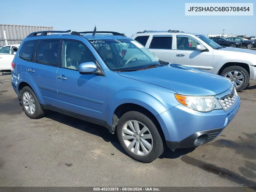 2011 Subaru Forester 2.5X Premium VIN: JF2SHADC6BG708454 Lot: 40233978