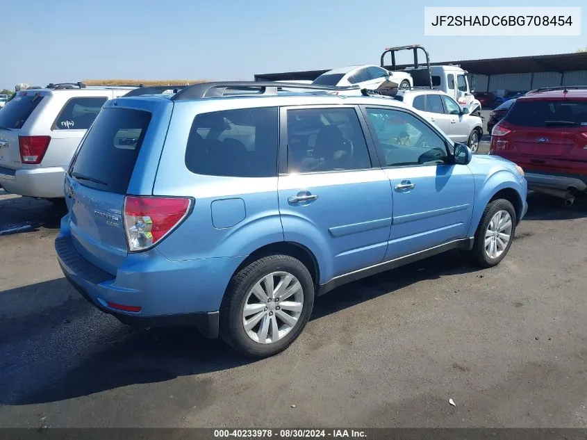 2011 Subaru Forester 2.5X Premium VIN: JF2SHADC6BG708454 Lot: 40233978