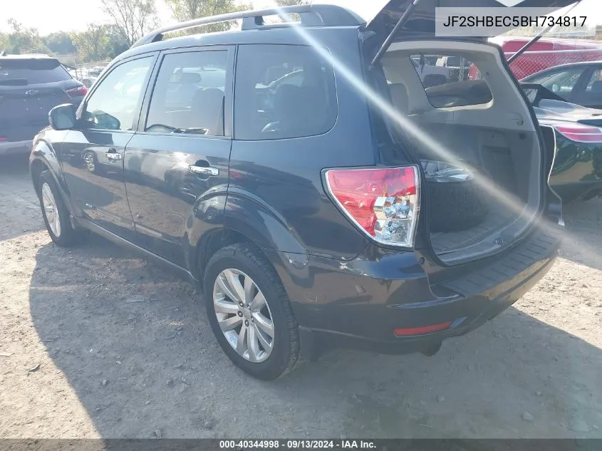 JF2SHBEC5BH734817 2011 Subaru Forester Limited