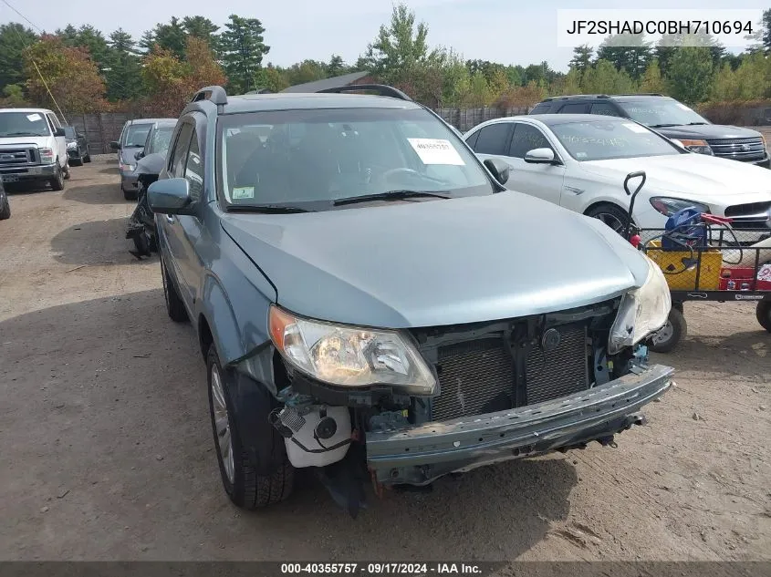 2011 Subaru Forester 2.5X Premium VIN: JF2SHADC0BH710694 Lot: 40355757