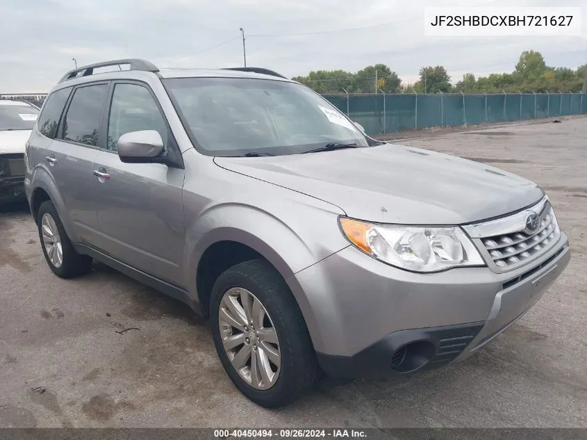 2011 Subaru Forester 2.5X Premium VIN: JF2SHBDCXBH721627 Lot: 40450494