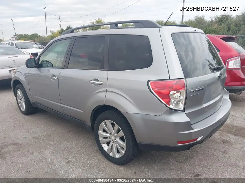 2011 Subaru Forester 2.5X Premium VIN: JF2SHBDCXBH721627 Lot: 40450494