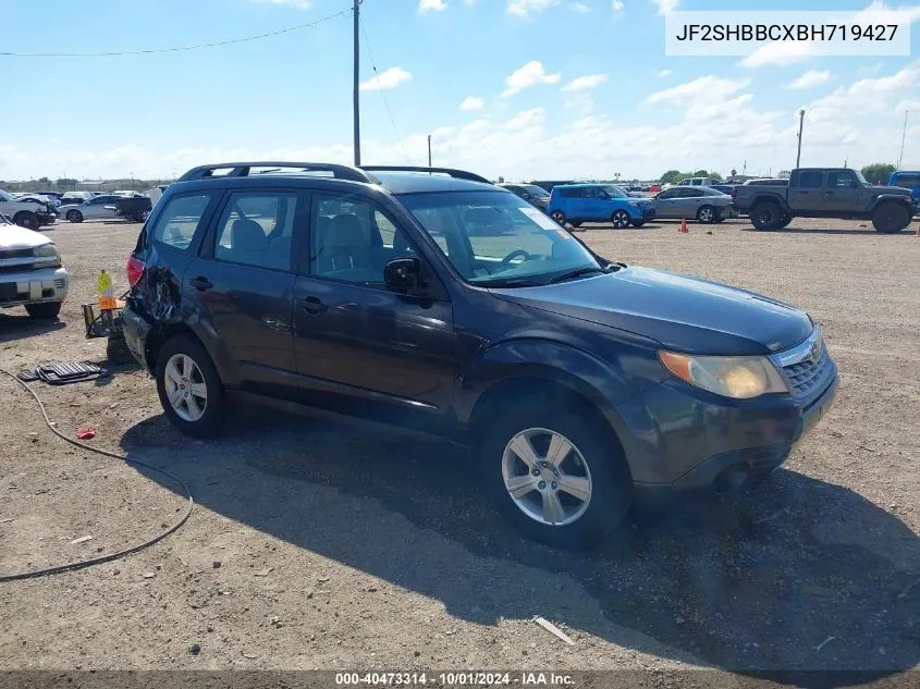 2011 Subaru Forester 2.5X VIN: JF2SHBBCXBH719427 Lot: 40473314