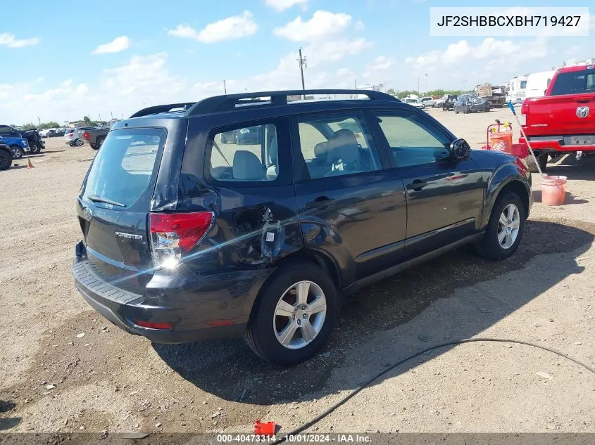 2011 Subaru Forester 2.5X VIN: JF2SHBBCXBH719427 Lot: 40473314