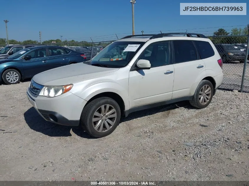 2011 Subaru Forester 2.5X Premium VIN: JF2SHBDC6BH739963 Lot: 40501306