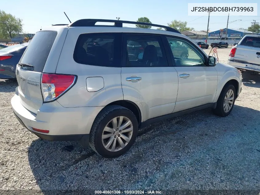 2011 Subaru Forester 2.5X Premium VIN: JF2SHBDC6BH739963 Lot: 40501306