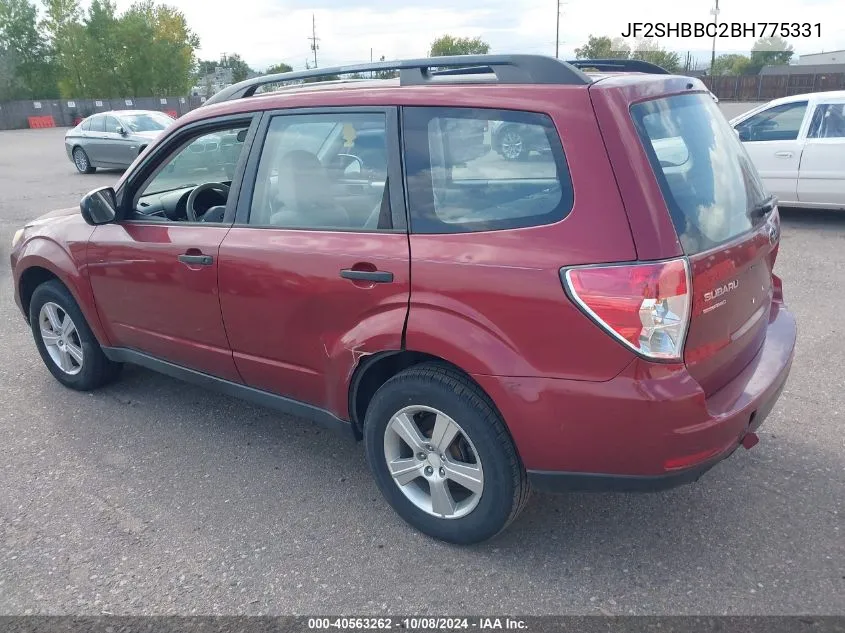 JF2SHBBC2BH775331 2011 Subaru Forester 2.5X