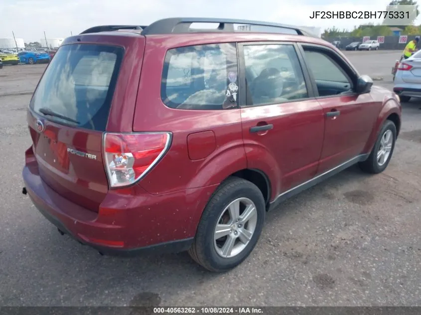 JF2SHBBC2BH775331 2011 Subaru Forester 2.5X