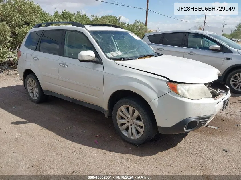 2011 Subaru Forester 2.5X Limited VIN: JF2SHBEC5BH729049 Lot: 40632031