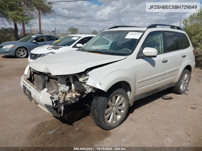 2011 Subaru Forester 2.5X Limited VIN: JF2SHBEC5BH729049 Lot: 40632031