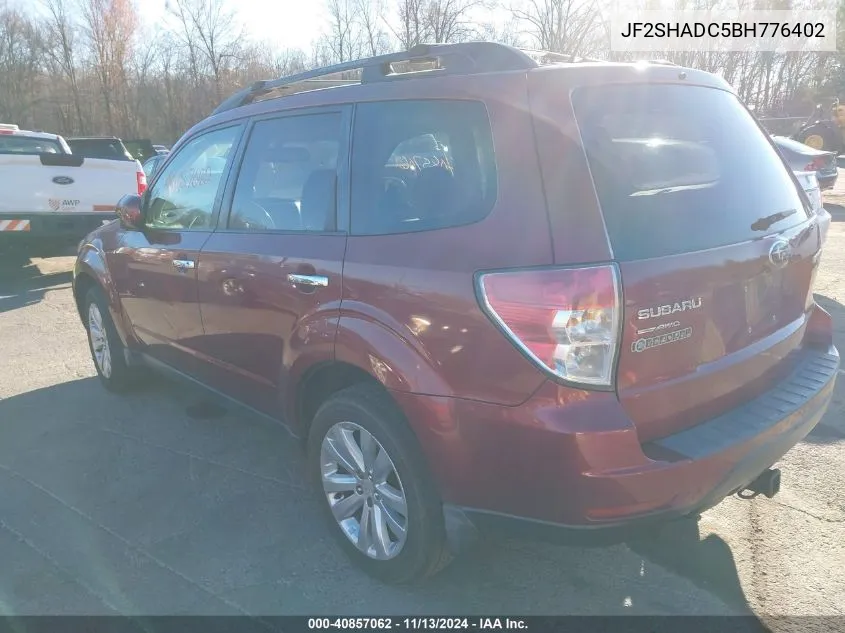 JF2SHADC5BH776402 2011 Subaru Forester 2.5X Premium