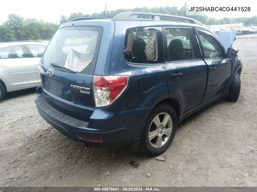 2012 Subaru Forester 2.5X VIN: JF2SHABC4CG441528 Lot: 39675641