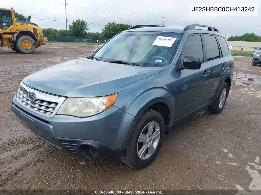 2012 Subaru Forester 2.5X VIN: JF2SHBBC0CH413242 Lot: 39686399