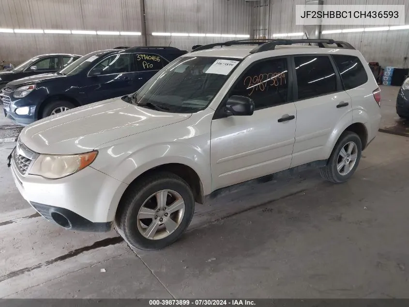 JF2SHBBC1CH436593 2012 Subaru Forester 2.5X