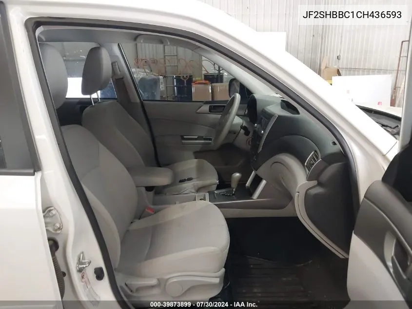 JF2SHBBC1CH436593 2012 Subaru Forester 2.5X