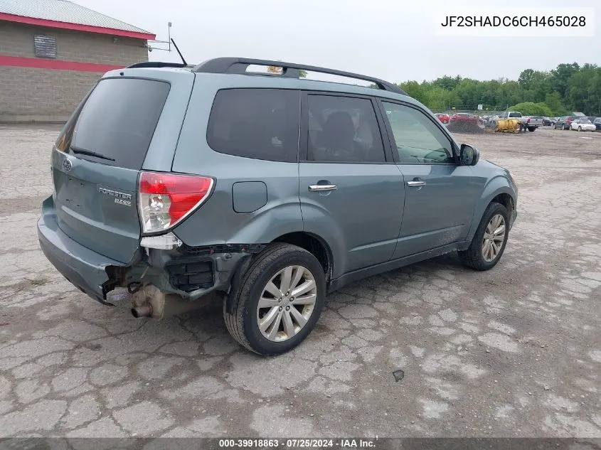 JF2SHADC6CH465028 2012 Subaru Forester 2.5X Premium