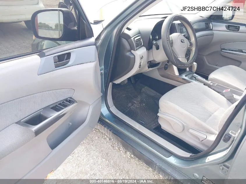 JF2SHBBC7CH424724 2012 Subaru Forester 2.5X