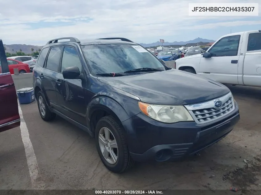 2012 Subaru Forester 2.5X VIN: JF2SHBBC2CH435307 Lot: 40203070