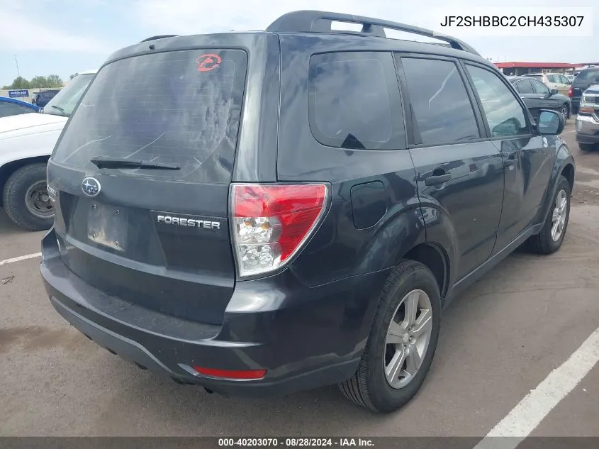 2012 Subaru Forester 2.5X VIN: JF2SHBBC2CH435307 Lot: 40203070