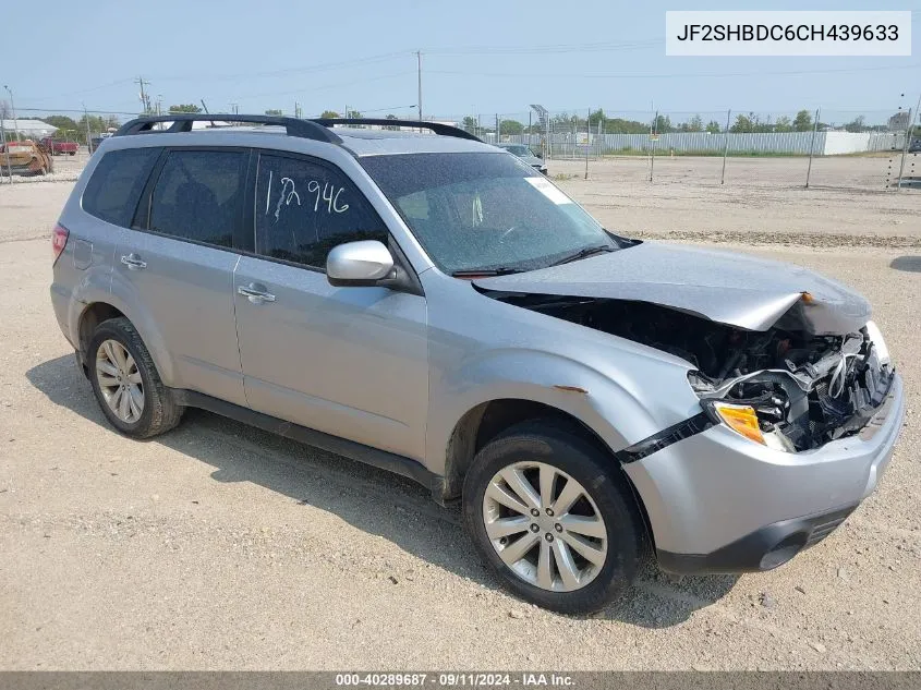 2012 Subaru Forester 2.5X Premium VIN: JF2SHBDC6CH439633 Lot: 40289687