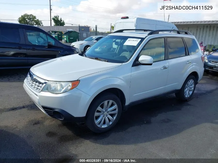 2012 Subaru Forester 2.5X Premium VIN: JF2SHADC0CH411529 Lot: 40328351