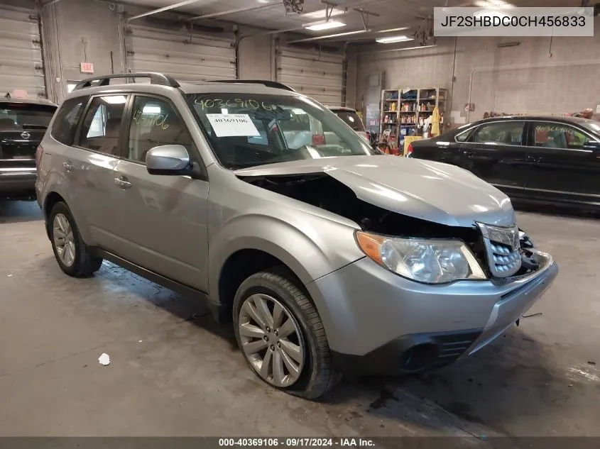 2012 Subaru Forester 2.5X Premium VIN: JF2SHBDC0CH456833 Lot: 40369106