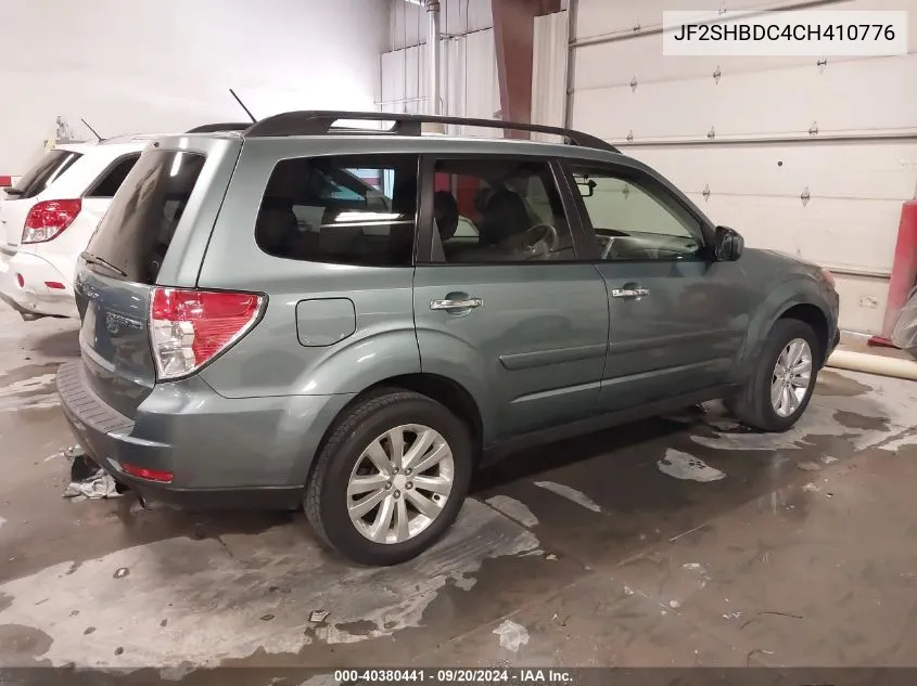 2012 Subaru Forester 2.5X Premium VIN: JF2SHBDC4CH410776 Lot: 40380441