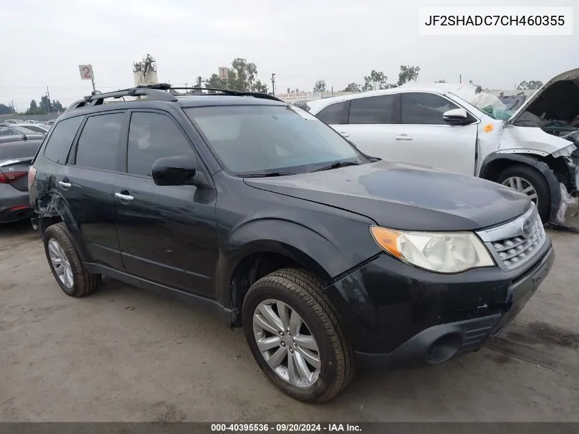 2012 Subaru Forester 2.5X Premium VIN: JF2SHADC7CH460355 Lot: 40395536