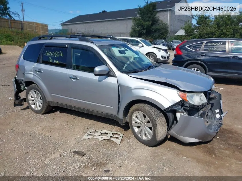 2012 Subaru Forester 2.5X Premium VIN: JF2SHBDC2CH460026 Lot: 40408816