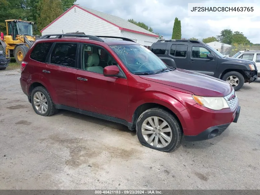 2012 Subaru Forester 2.5X Premium VIN: JF2SHADC8CH463765 Lot: 40421183